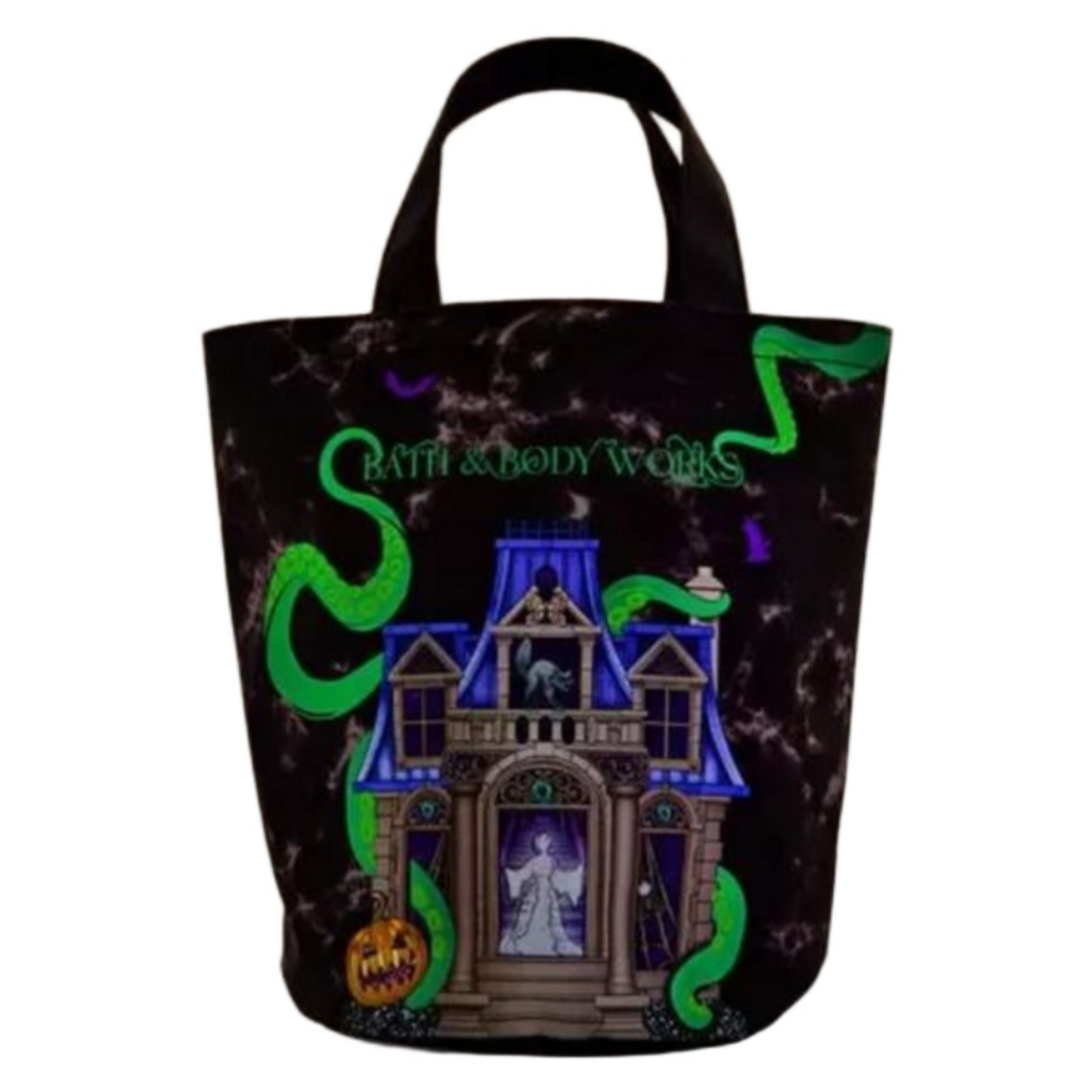 Bath & Body Works Haunted House Canvas Bag